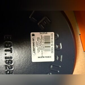 Le Creuset Enamel Cast Iron Lid in Navy Blue